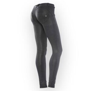 Freddy Low Rise Full  Length Python Print Black 2